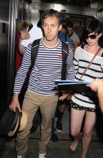 ANNE HATHAWAY at LAX Airport