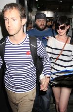 ANNE HATHAWAY at LAX Airport