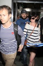 ANNE HATHAWAY at LAX Airport