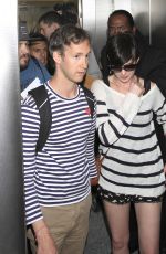 ANNE HATHAWAY at LAX Airport