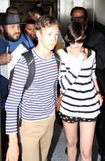 ANNE HATHAWAY at LAX Airport