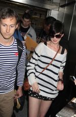 ANNE HATHAWAY at LAX Airport