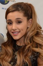 ARIANA GRANDE Arrives at Universal Music Brunch to Celebrate Grammy Awards
