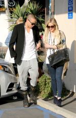 ASHLEE SIMPSON and Evan Ross Out and About in Hollywood