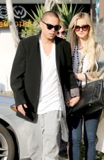 ASHLEE SIMPSON and Evan Ross Out and About in Hollywood
