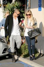 ASHLEE SIMPSON and Evan Ross Out and About in Hollywood