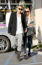 ASHLEE SIMPSON and Evan Ross Out and About in Hollywood