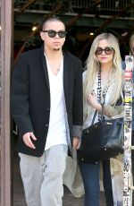 ASHLEE SIMPSON and Evan Ross Out and About in Hollywood