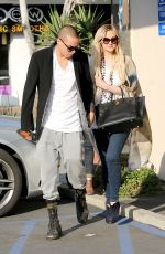 ASHLEE SIMPSON and Evan Ross Out and About in Hollywood