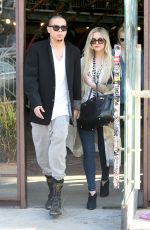 ASHLEE SIMPSON and Evan Ross Out and About in Hollywood