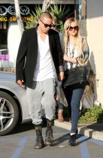 ASHLEE SIMPSON and Evan Ross Out and About in Hollywood