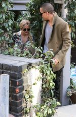 ASHLEE SIMPSON Arrives at a Friends House in Hollywood