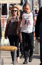 ASHLEE SIMPSON Out and About in Los Angeles