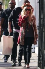 ASHLEE SIMPSON Out and About in Los Angeles