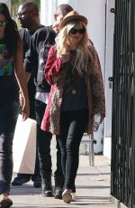 ASHLEE SIMPSON Out and About in Los Angeles