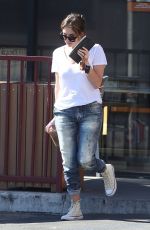 ASHLEY BENSN at a Coffee Bean in West Hollywood