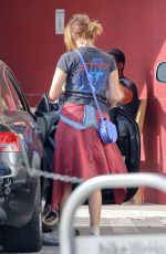 ASHLEY BENSON at the Coffee Bean in West Hollywood
