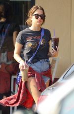 ASHLEY BENSON at the Coffee Bean in West Hollywood