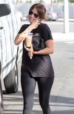 ASHLEY BENSON in Tights Out in West Hollywood