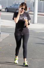 ASHLEY BENSON in Tights Out in West Hollywood
