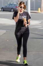 ASHLEY BENSON in Tights Out in West Hollywood