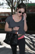 ASHLEY BENSON Leaves a Gym in West Hollywood