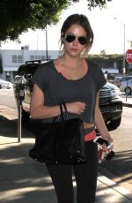 ASHLEY BENSON Leaves a Gym in West Hollywood