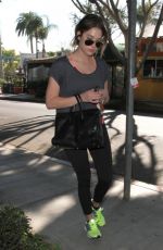ASHLEY BENSON Leaves a Gym in West Hollywood