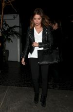 ASHLEY BENSON Leaves Chateau Marmont in West Hollywood