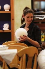 ASHLEY GREENE at Color Me Mine in Beverly Hills