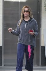 ASHLEY TISDALE Going to Equinox Gym in Los Angeles