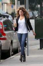 ASHLEY TISDALE in Tight Jeans Out in Los Angeles