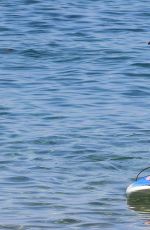 AVA SAMBORA in Bikini Paddle Boarding in Hawaii
