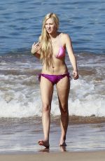 AVA SAMBORA in Bikini Paddle Boarding in Hawaii