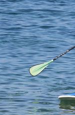 AVA SAMBORA in Bikini Paddle Boarding in Hawaii