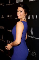 BELLAMY YOUNG at The Weinstein Company and Netflix Golden Globe After Party
