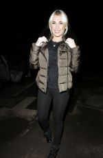 BILLIE FAIERS Arrives at Elstree Studios in London