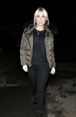 BILLIE FAIERS Arrives at Elstree Studios in London