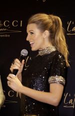 BLAKE LIVELY at Gucci Premiere Meet and Greet in Dubai 