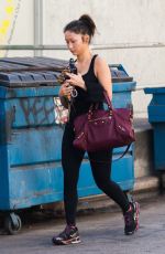 BRENDA SONG Heading to a Gym in Studio City