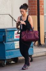 BRENDA SONG Heading to a Gym in Studio City