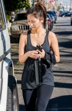 BRENDA SONG Leaves a Gym in Hollywood - 