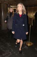 BRIE LARSON Leaves NBC Studios in New York