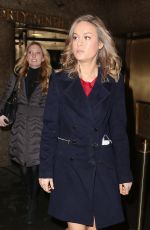 BRIE LARSON Leaves NBC Studios in New York