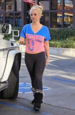 BRITNEY SPEARS in Tights Out in Los Angeles