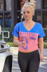 BRITNEY SPEARS in Tights Out in Los Angeles