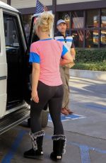 BRITNEY SPEARS in Tights Out in Los Angeles