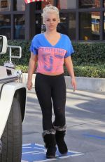 BRITNEY SPEARS in Tights Out in Los Angeles