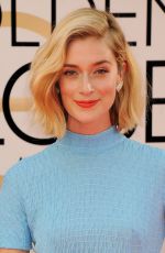 CAITLIN FITZGERALD at 71st Annual Golden Globe Awards