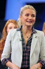 CAMERON DIAZ at Good Morning America Set in New York